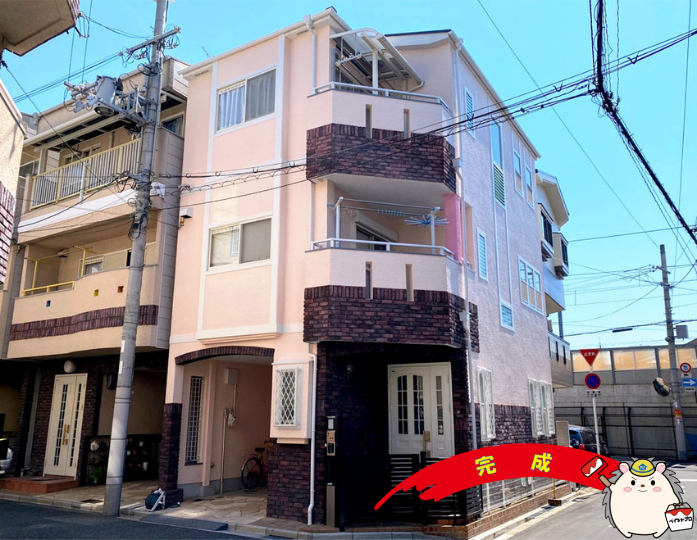 大阪市住吉区 N様邸 外壁・屋根塗装工事