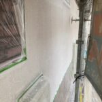 南面外壁塗装乾燥中｜大阪市住吉区N様邸外壁塗装・屋根塗装工事 | 外壁・屋根塗装専門店 ペイントプロ