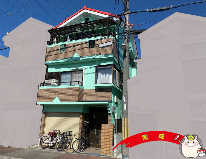 大阪市住吉区 O様邸 外壁塗装・屋根塗装工事