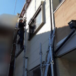 K様邸外壁塗装・屋根塗装工事　足場設置
