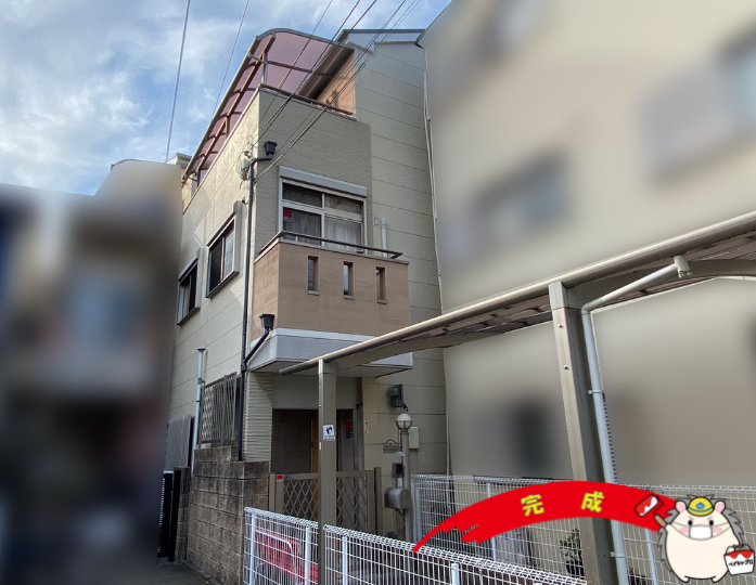 大阪市住吉区　Ｋ様邸　外壁塗装・屋根塗装工事